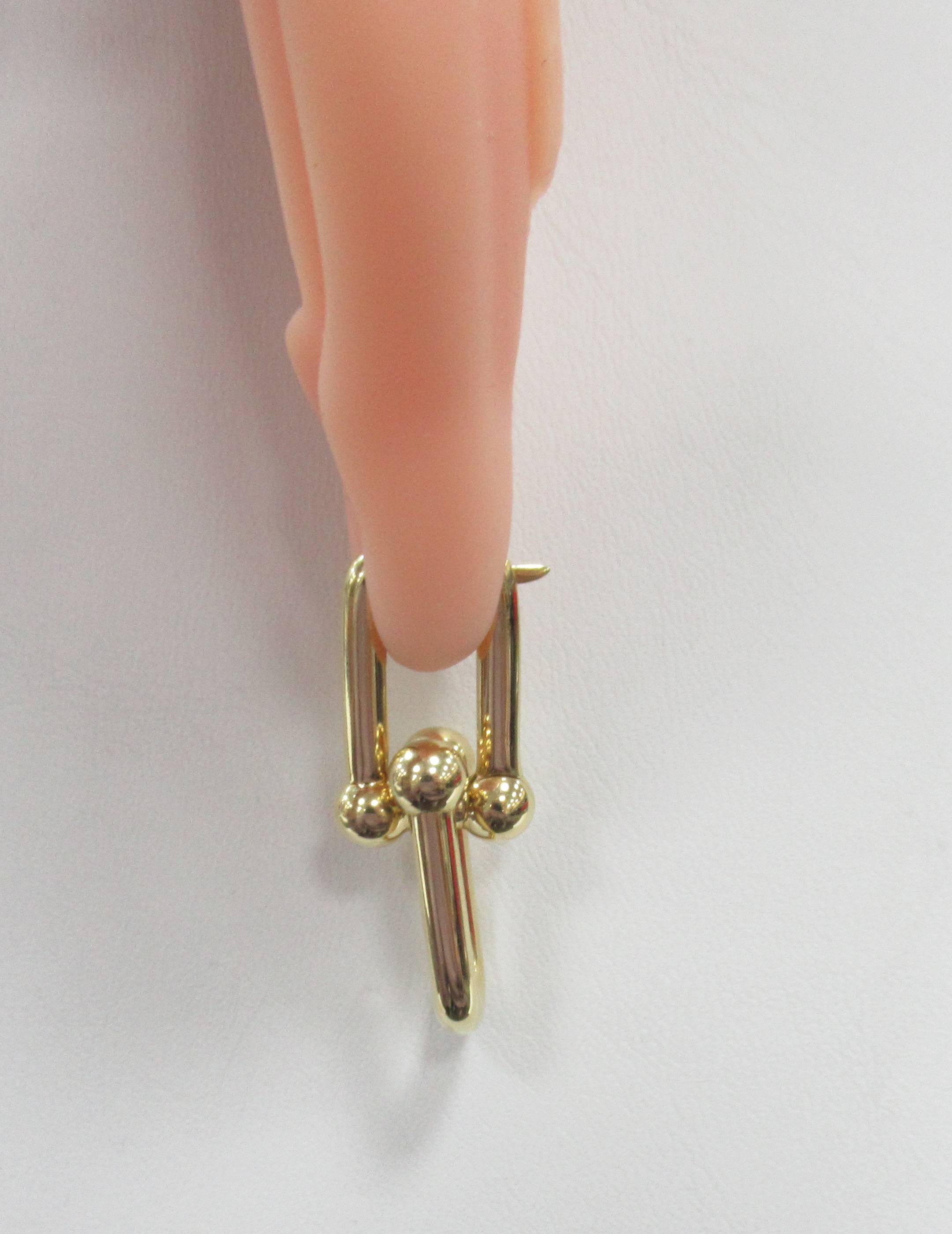 Золотые серьги-трансформер 585 пробы; желтое золото;